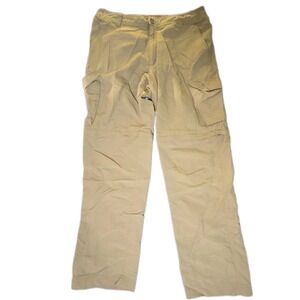 Pacific Trail Pants Mens 36x32 Khaki Cargo Convertible Hiking Outdoor Tech